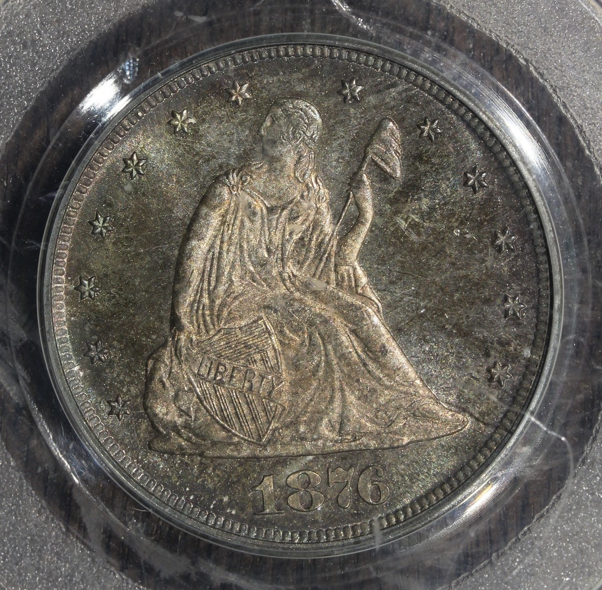 1876 (PR66) Proof Twenty Cent Piece 20C PCGS - Superb Gem Quality