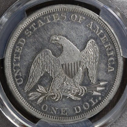 1842 (AU53) Seated Liberty Dollar $1 PCGS - Great Condition