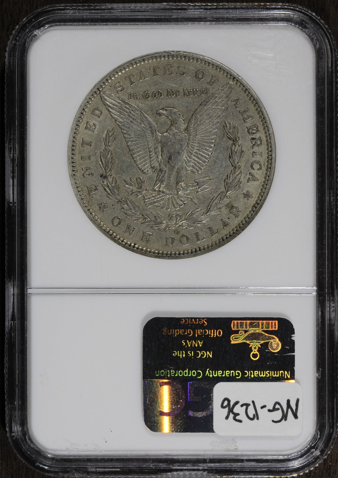 1895-O (AU55) Morgan Silver Dollar $1 NGC - Key Date!