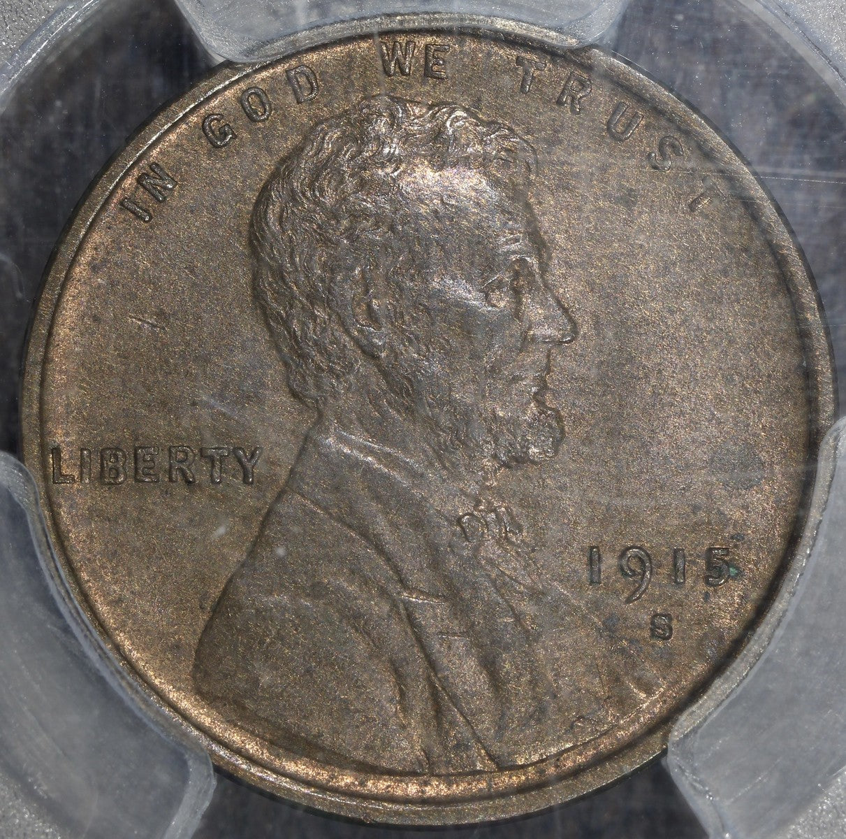 1915-S (MS62BN CAC) Lincoln Wheat Cent 1C PCGS