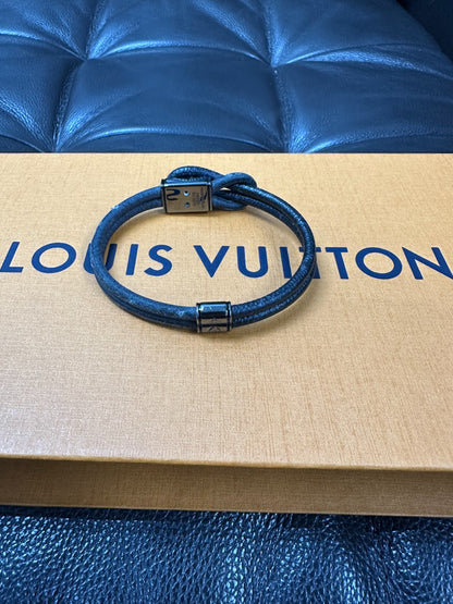 LOUIS VUITTON - Men's "Loop It" Bracelet - Monogram Eclipse