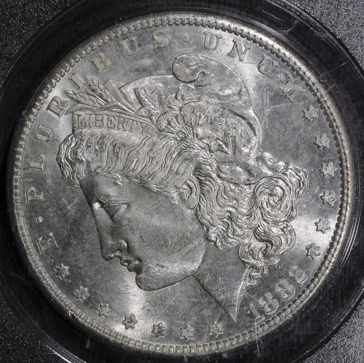 1882-S (MS65) Morgan Silver Dollar $1 PCGS Rattler