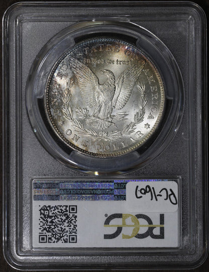 1879-S (MS65) Morgan Silver Dollar $1 PCGS - Lovely Toning