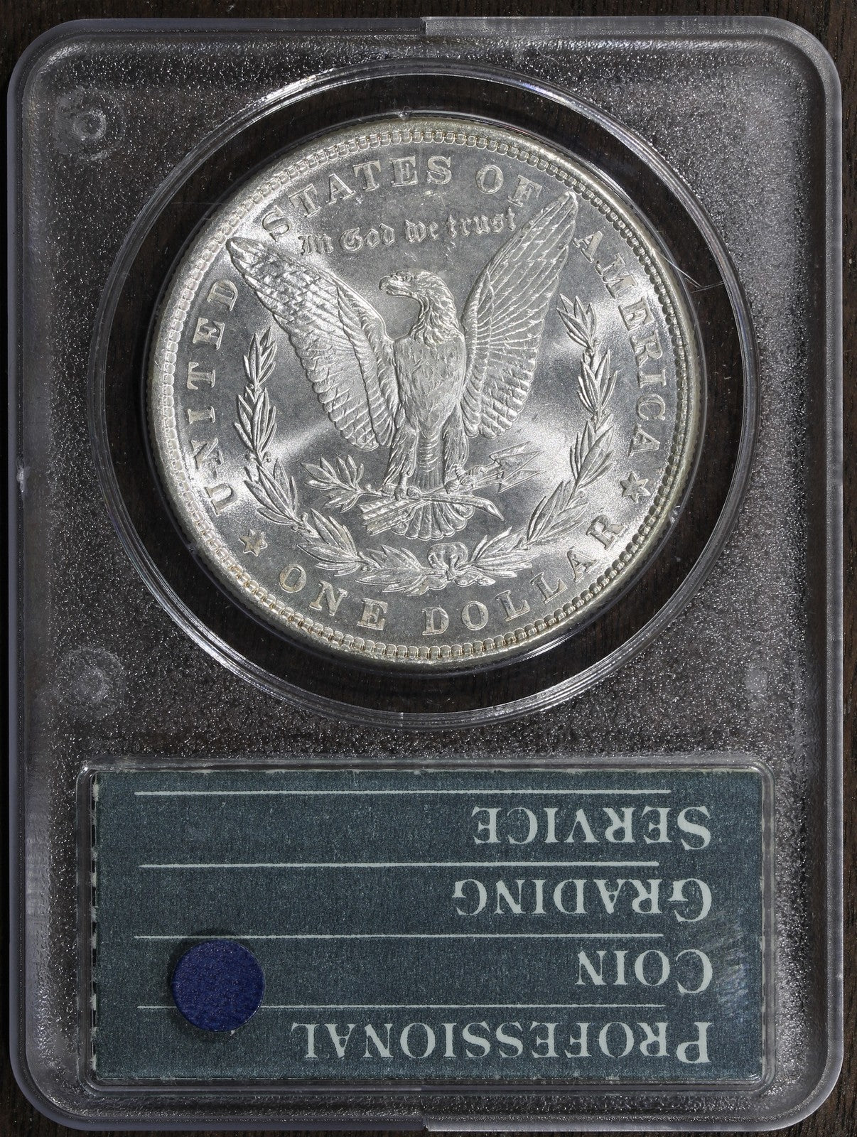 1886 (MS64 CAC) Morgan Silver Dollar $1 PCGS Rattler