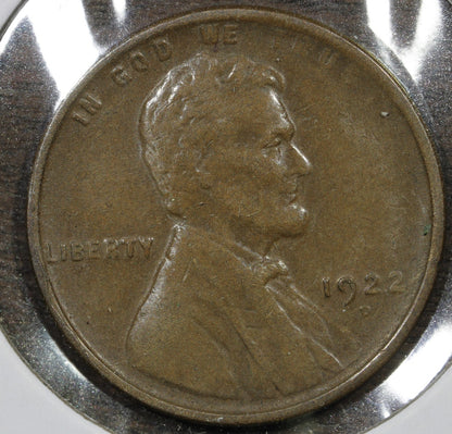 1922-D Lincoln Wheat Cent 1C - XF Extremely Fine
