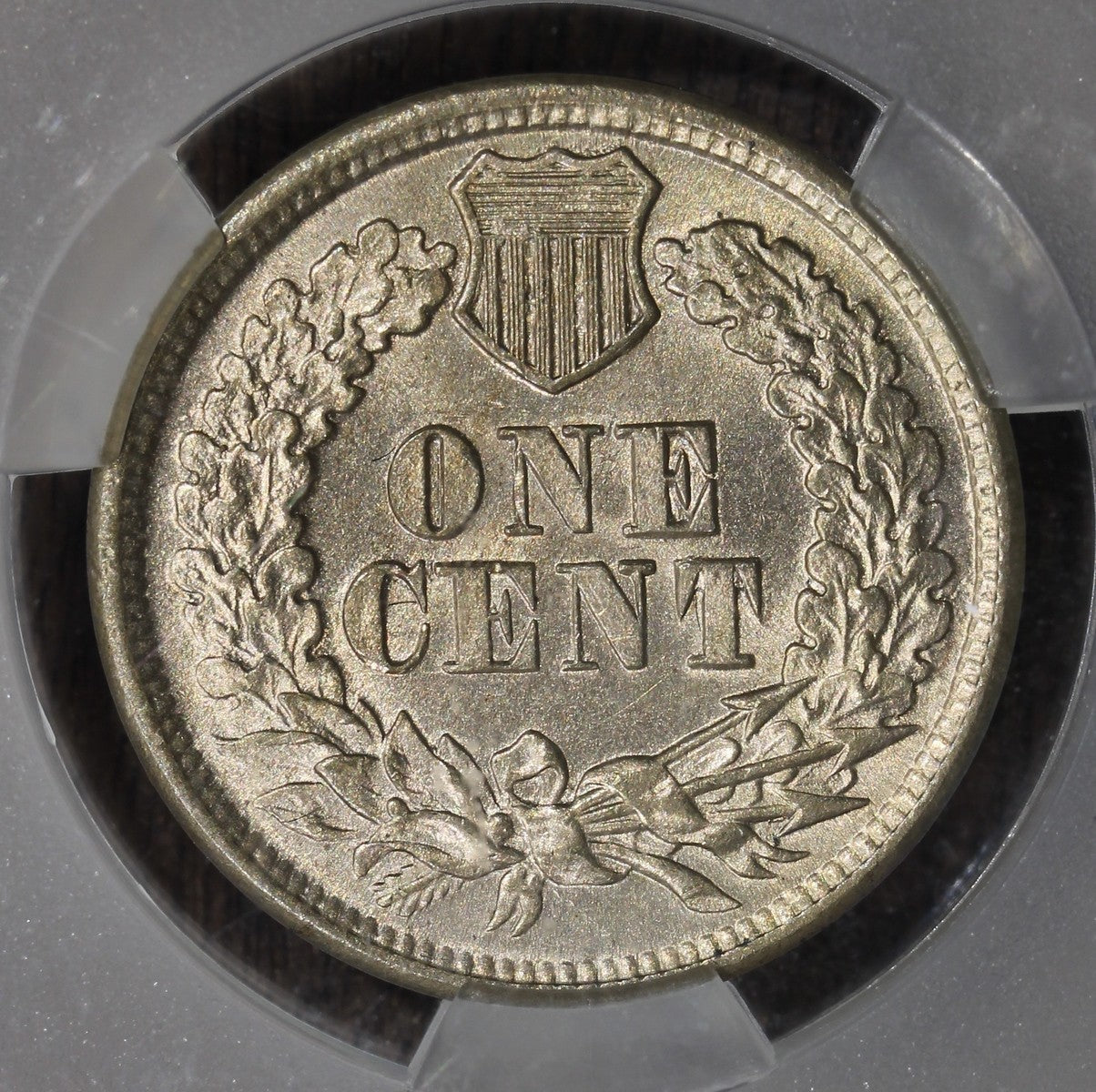 1862 (MS65 CAC) Indian Head Cent 1C CACG - GEM IHC