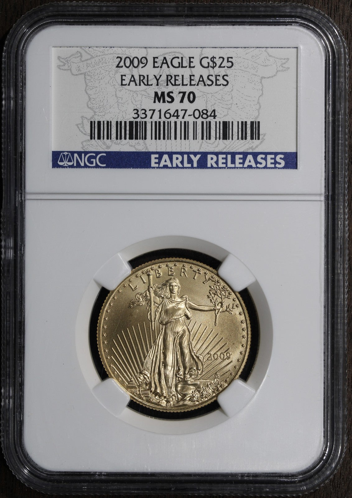 2009 (MS70) 1/2 oz American Gold Eagle G$25 AGE NGC - Early Releases