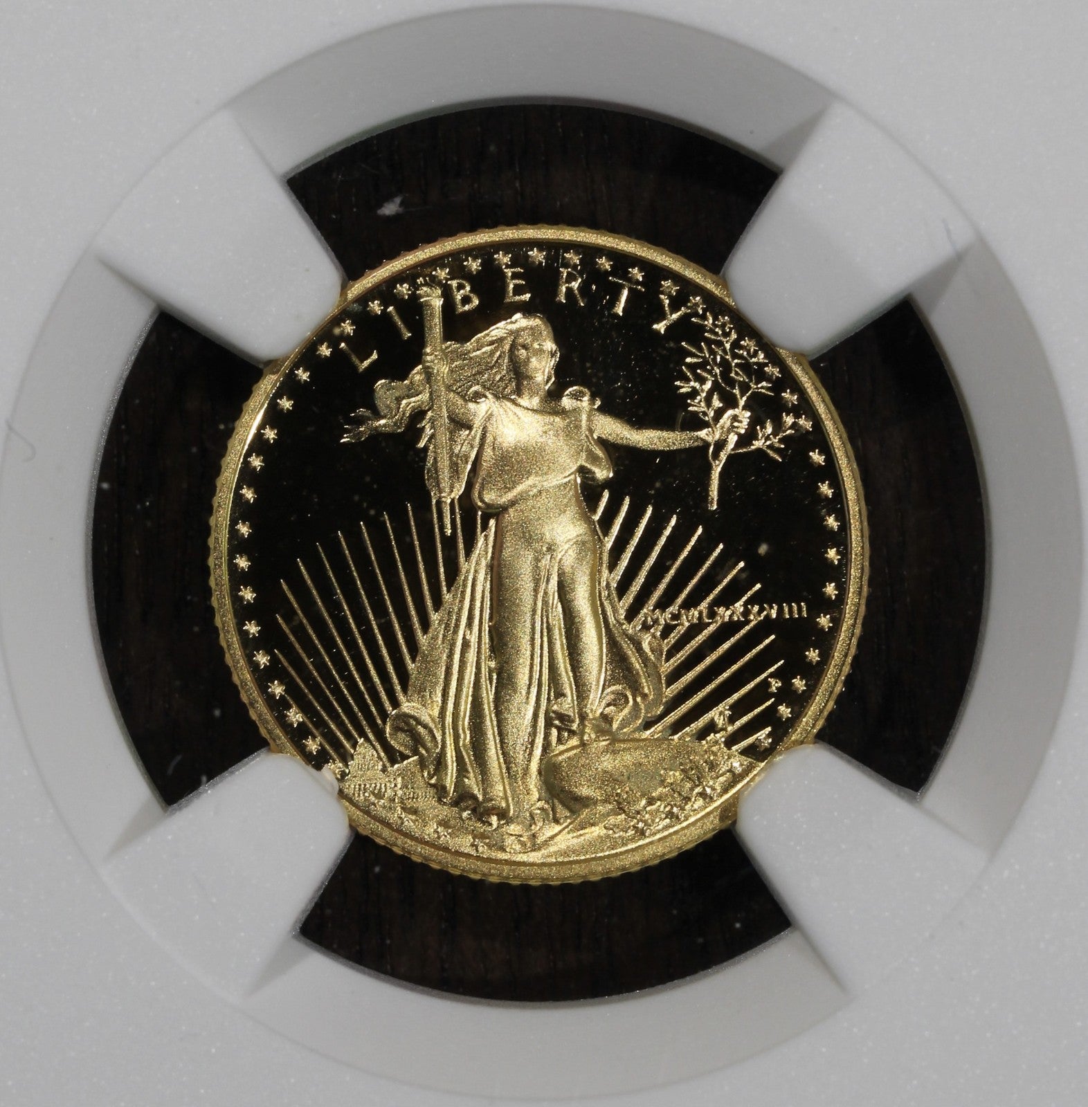 1988 (PF70 Ultra Cameo) 1/10 oz Proof American Gold Eagle $5 NGC