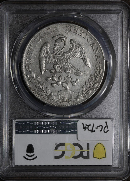 1894-Ca (AU55) Mexico Silver 8 Real 8R PCGS - Chihuahua Mint