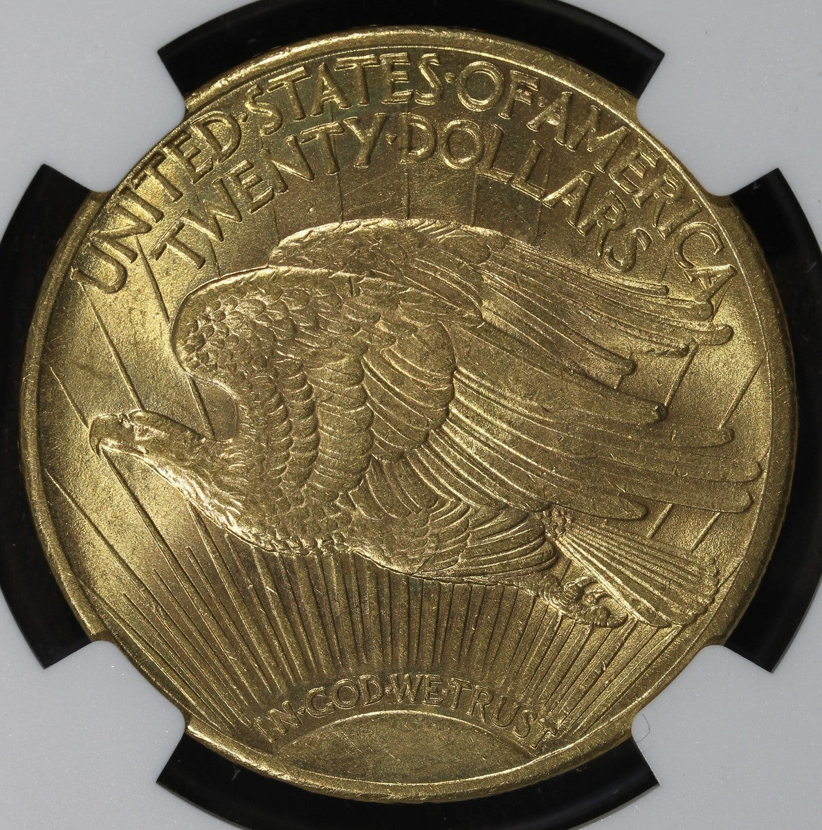 1909/8 (MS61) Saint Gauden's Gold Double Eagle $20 NGC - St. Gaudens
