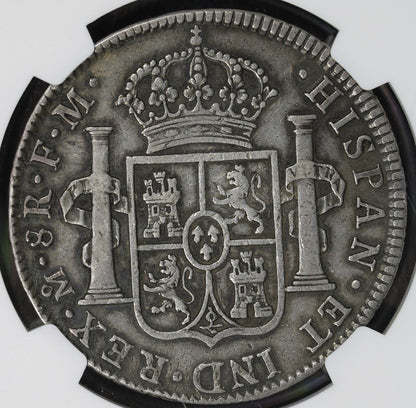 1799-Mo (XF Details) Mexican Silver 8 Real 8R NGC