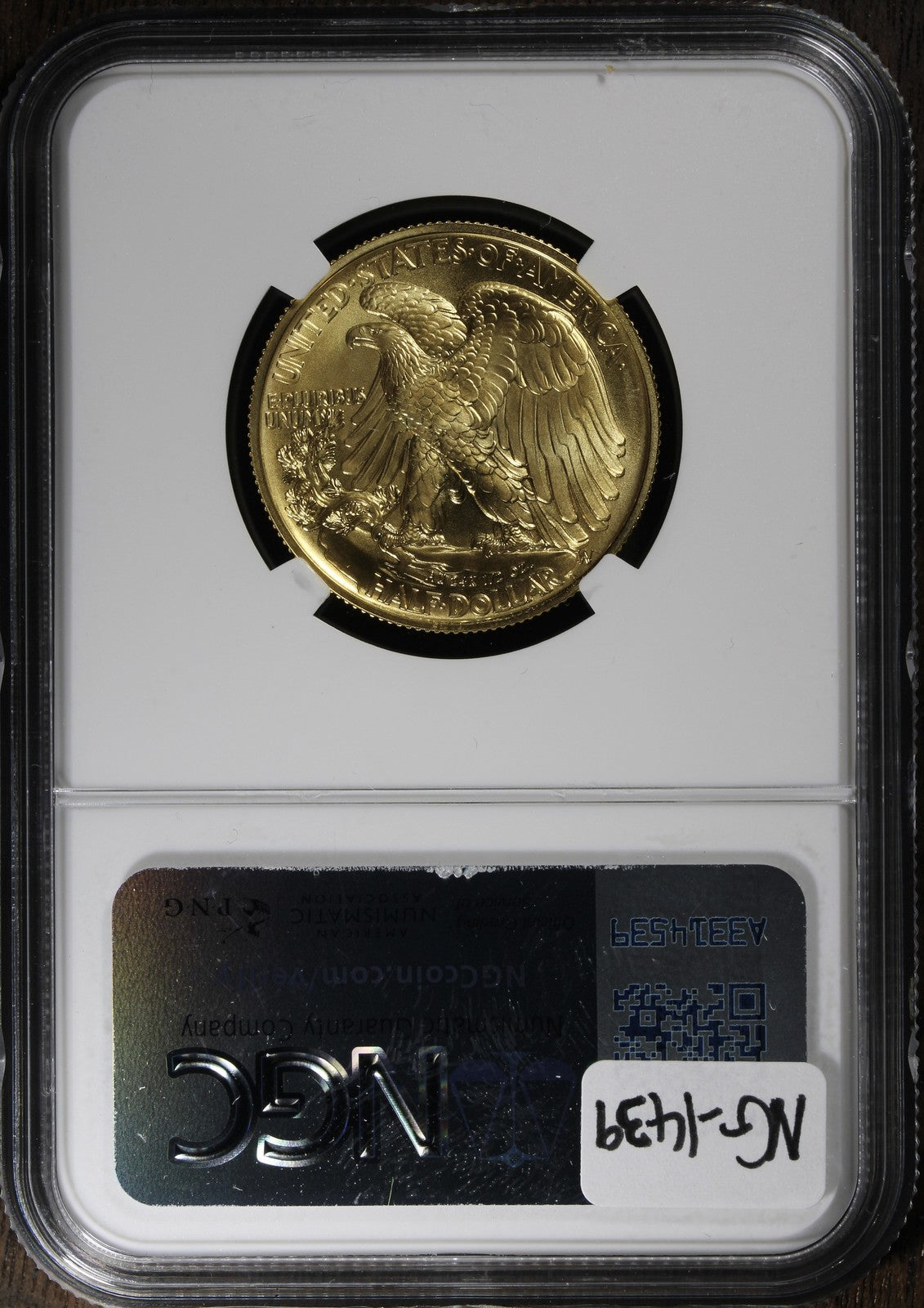 2016-W (SP70) 1/2 oz Gold Walking Liberty Commemorative Half Dollar 50C NGC MS70