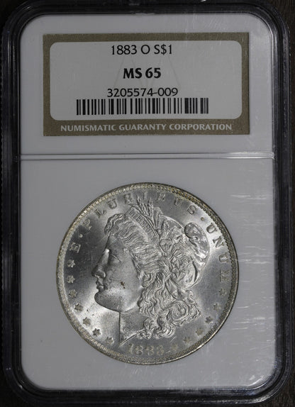 1883-O (MS65) Morgan Silver Dollar $1 NGC