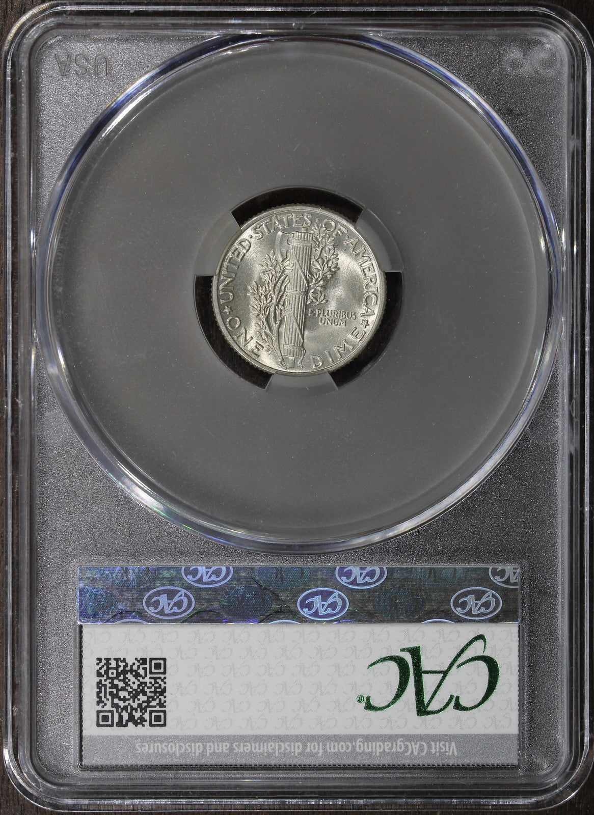 1940 (MS63FB CAC) Mercury Dime 10C CACG