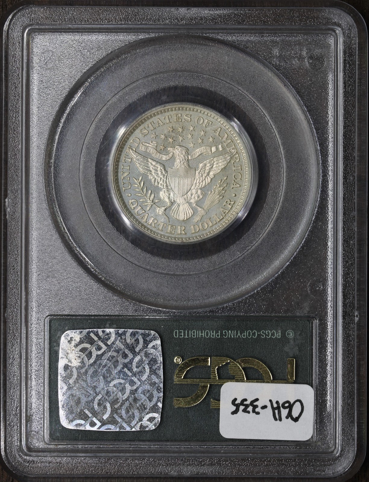 1895 (PR64) Proof Barber Quarter 25C PCGS OGH - Slightly Cameo