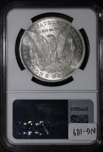 1880-CC (MS64 CAC) Morgan Silver Dollar $1 NGC- Hitlist-40 VAM-7 Reverse of 1878