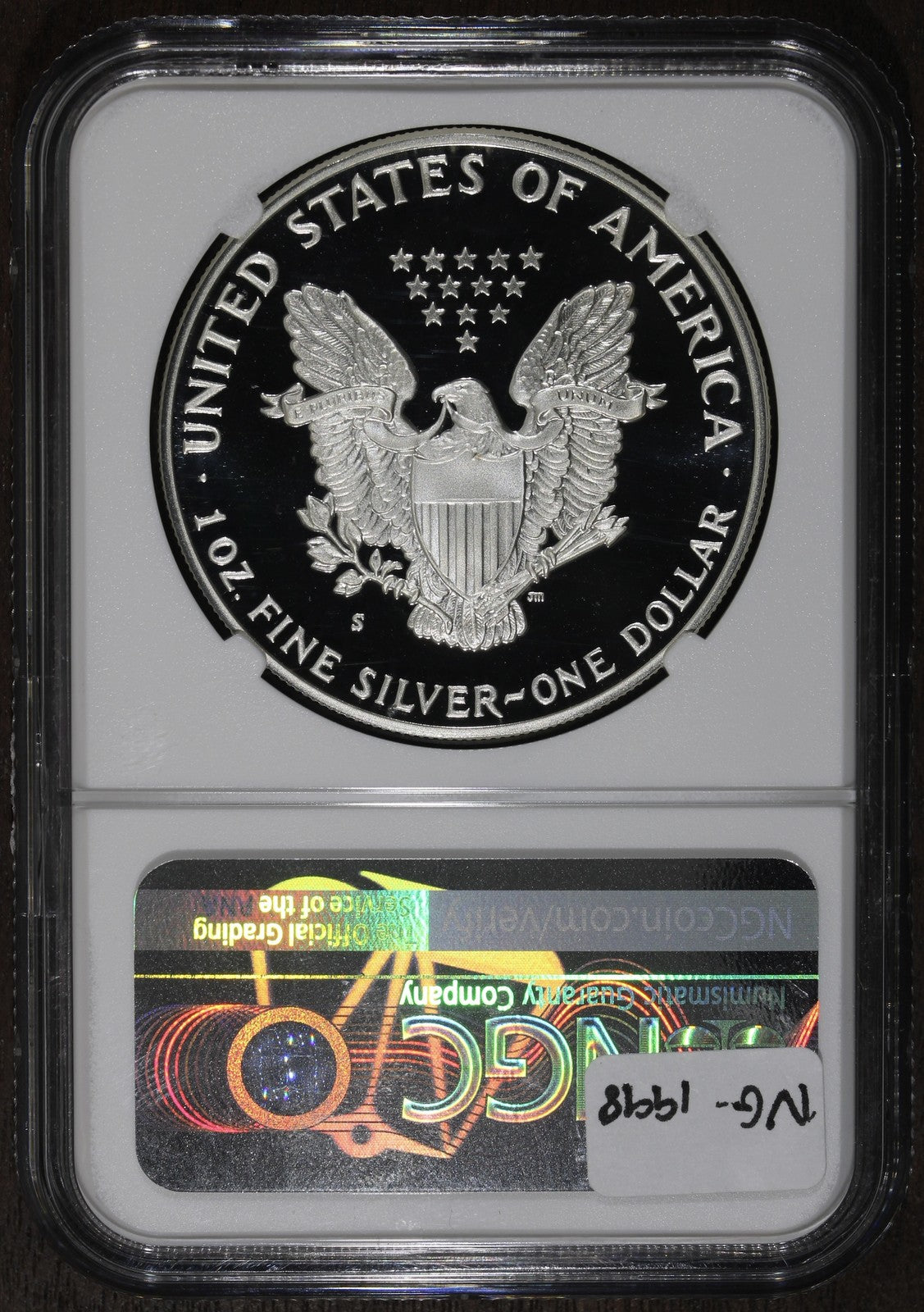 1986-S (PF70 Ultra Cameo) Proof American Silver Eagle $1 ASE NGC