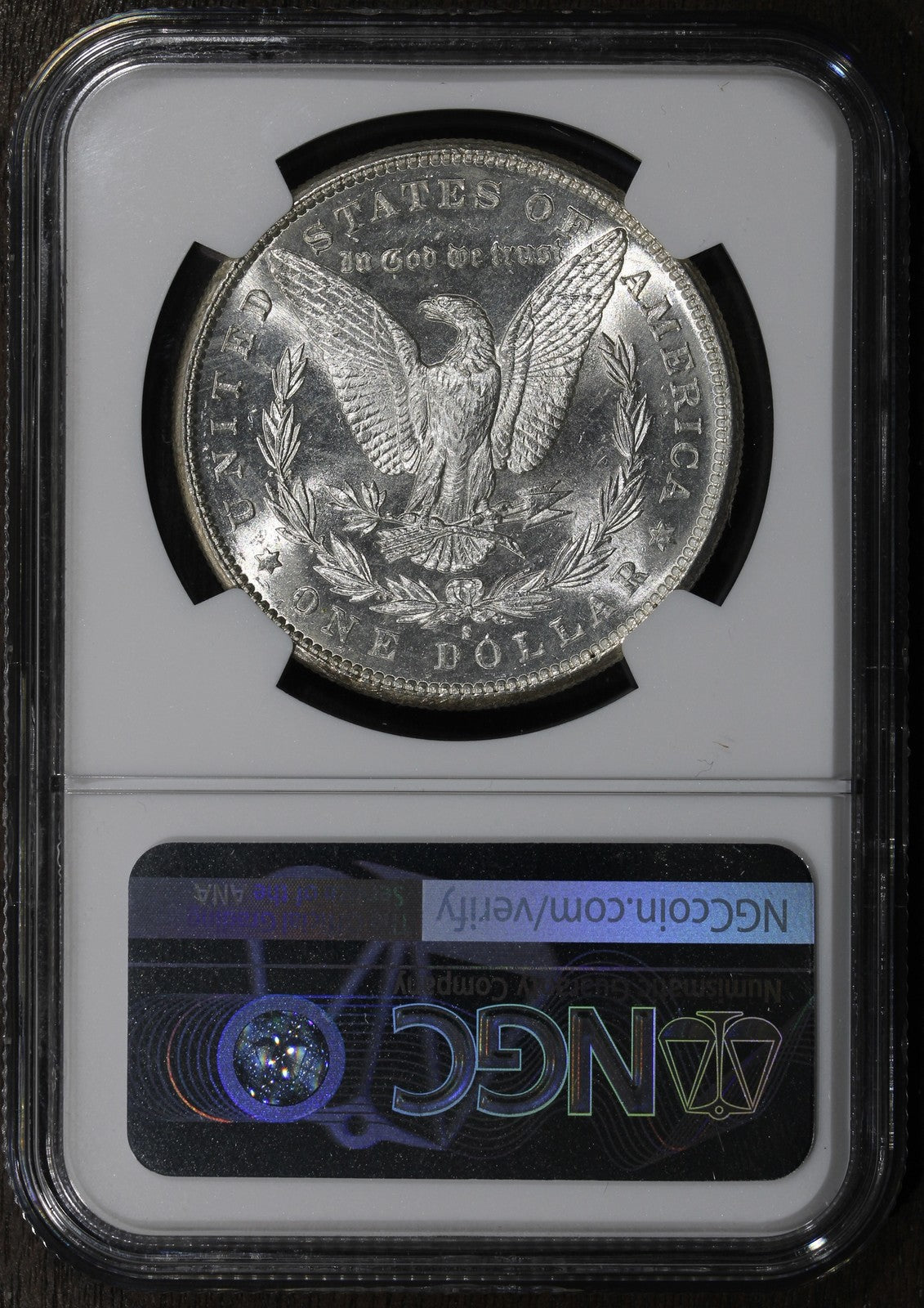 1881-S (MS63) Morgan Silver Dollar $1 NGC - Looks PL