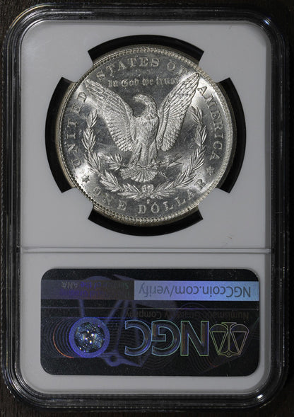 1881-S (MS63) Morgan Silver Dollar $1 NGC - Looks PL