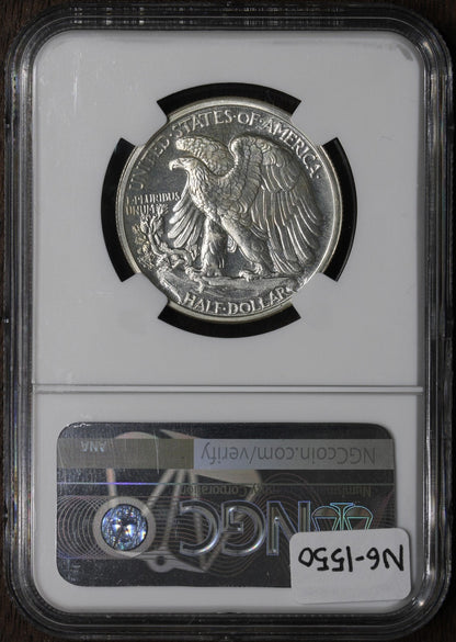 1942 (PF66 CAC) Proof Walking Liberty Half Dollar 50C NGC - Great Contrast