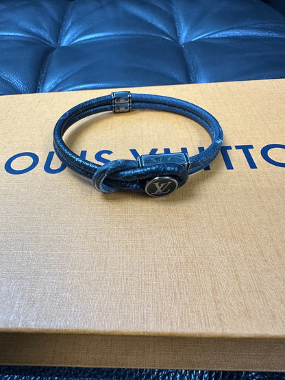LOUIS VUITTON - Men's "Loop It" Bracelet - Monogram Eclipse