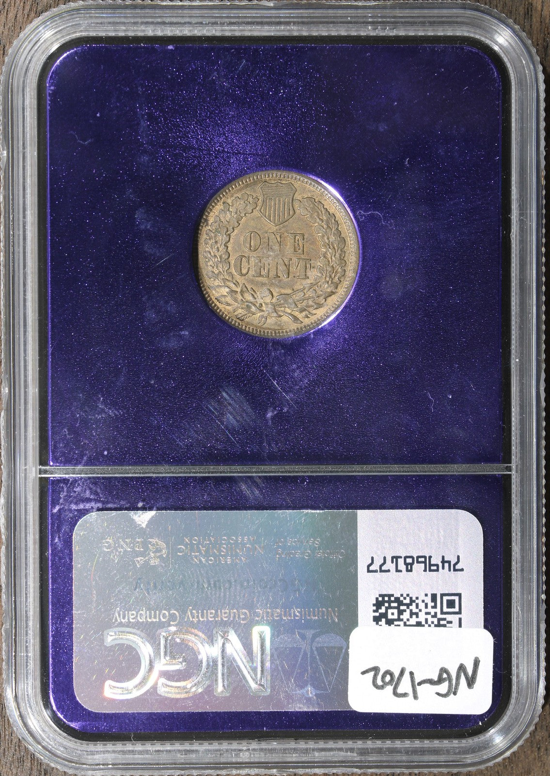 1870 (MS61BN) Indian Head Cent 1C IHC NGC - Much Better Date