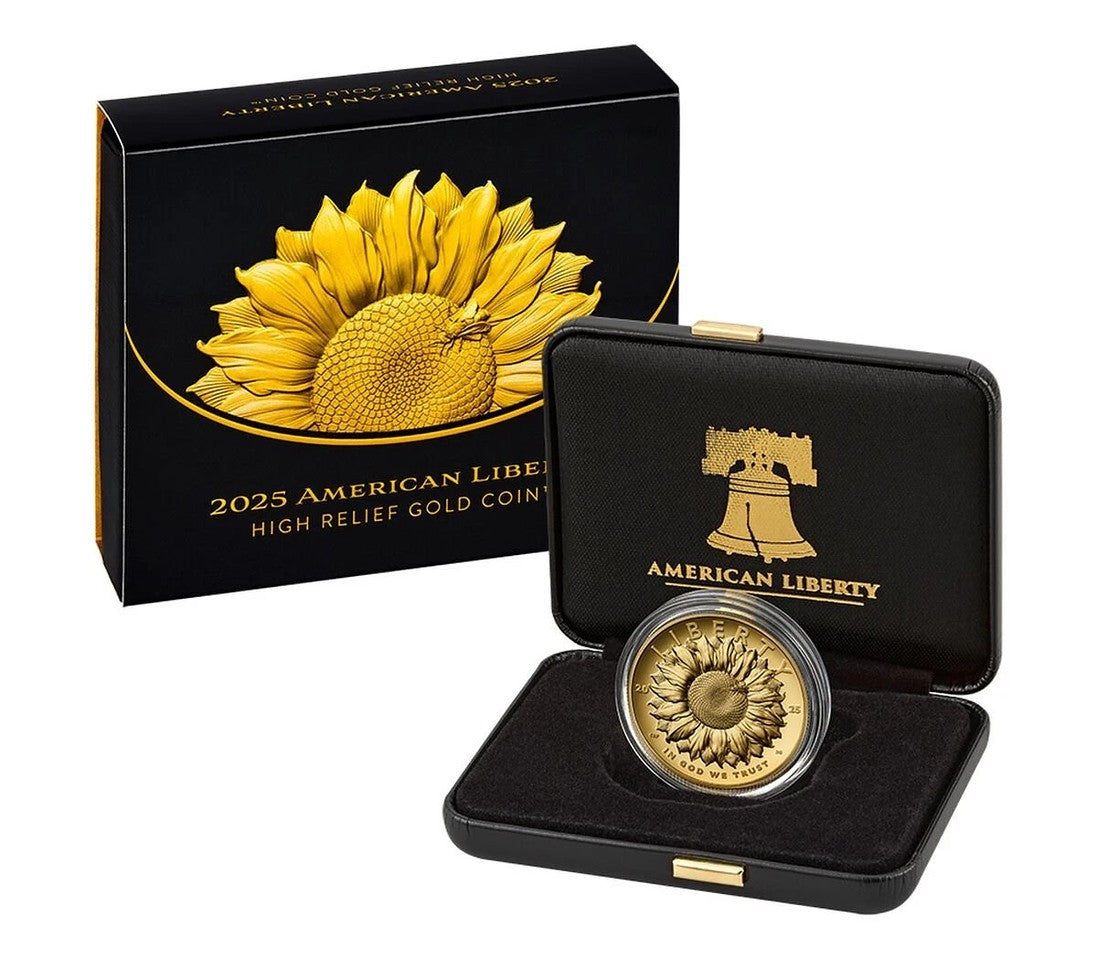 2025-W American Liberty High Relief $100 1 oz Gold Coin with OGP and COA