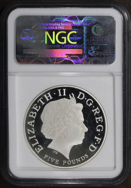2009 (PF70 ULTRA CAMEO) Proof Great Britain Piefort 5 Pounds - Olympics 2
