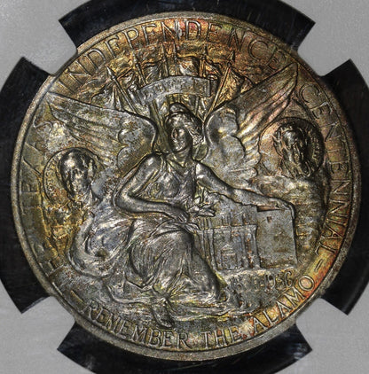 1938 (MS67+ CAC) Texas Centennial Commemorative Half Dollar 50C NGC - PLUS