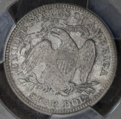 1891 (MS65 GOLD CAC) Seated Liberty Quarter 25C PCGS