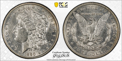 1890-CC (AU53) Morgan Silver Dollar $1 PCGS - Key Date Carson City