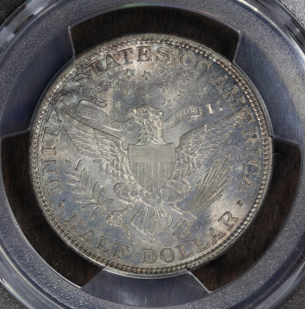 1908-D (MS65) Barber Half Dollar 50C PCGS - Gem Barber Half