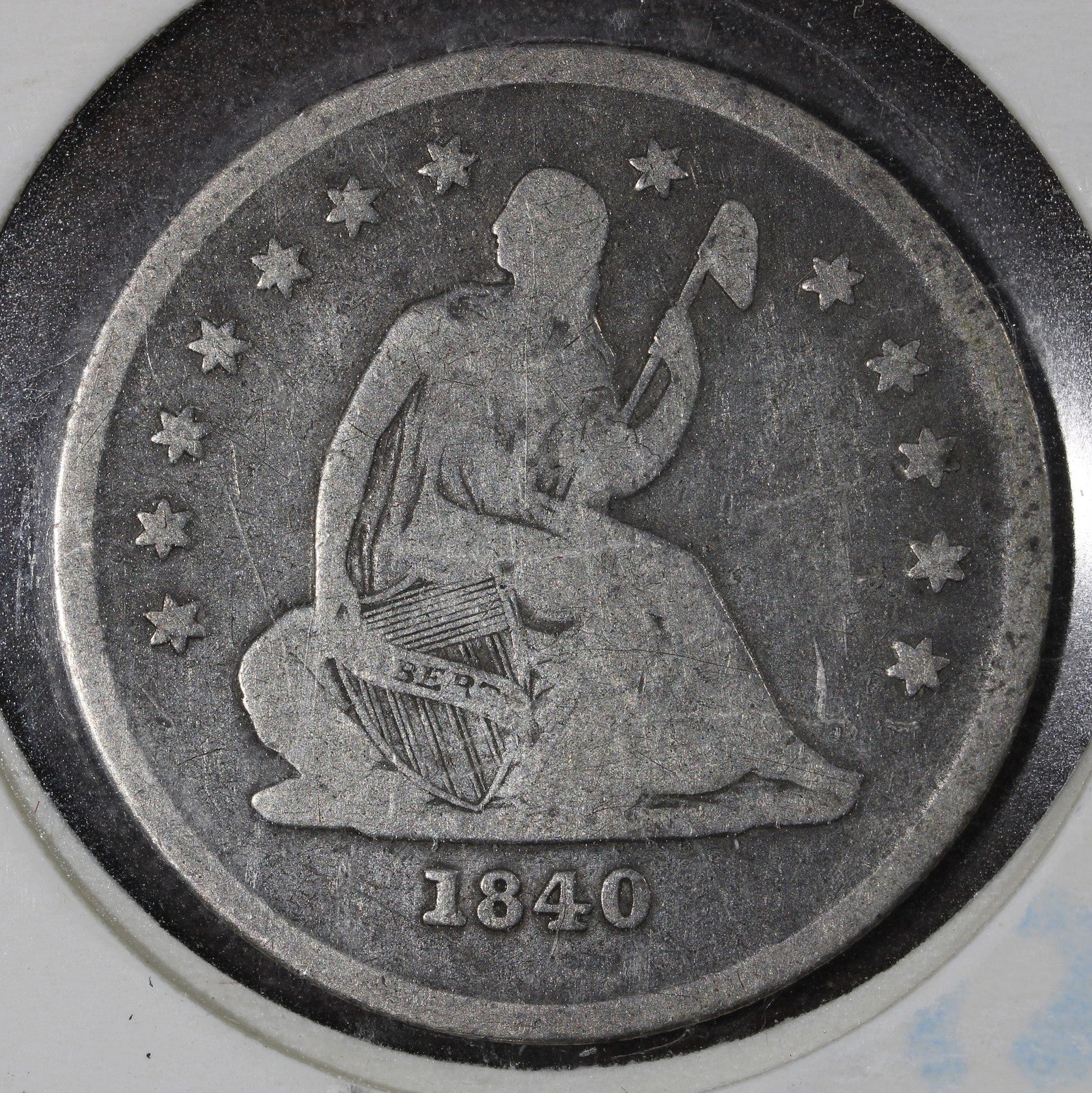 1840-O Seated Liberty Quarter 25C F - Early Lower Mintage Coin