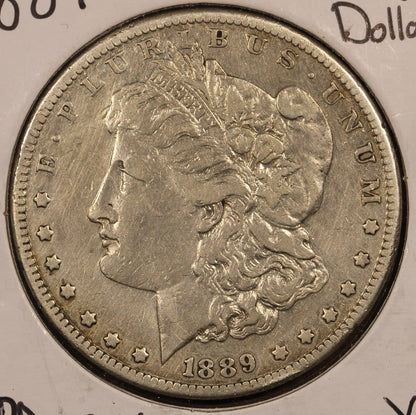 1889-CC Morgan Silver Dollar $1 XF - Nicer Key Date Coin!