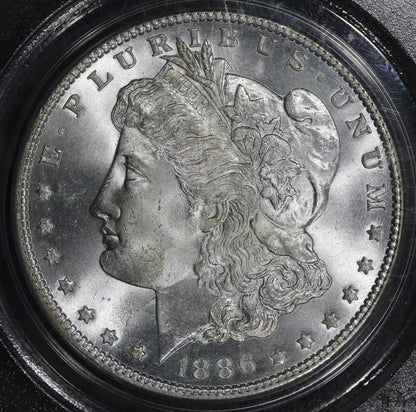 1886 (MS66 CAC) Morgan Silver Dollar $1 PCGS