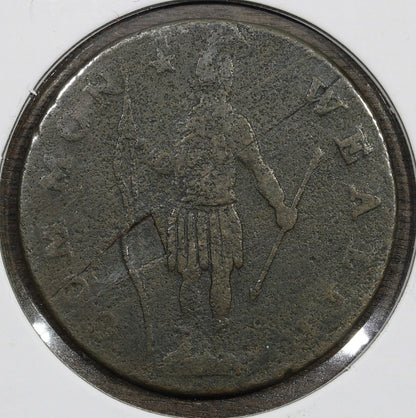 1788 Massachusetts Cent 1C Colonial - VF Very Fine