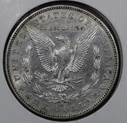 1900-S Morgan Silver Dollar $1 AU - Scarce Date