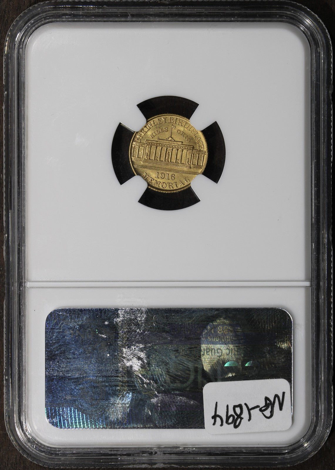 1916 (MS65 CAC) McKinley Commemorative Gold Dollar g$1 NGC