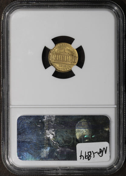 1916 (MS65 CAC) McKinley Commemorative Gold Dollar g$1 NGC