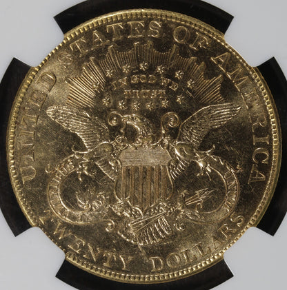 1904 (MS62PL) Liberty Head Gold Double Eagle $20 NGC - Beautiful