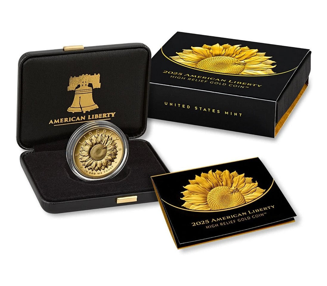 2025-W American Liberty High Relief $100 1 oz Gold Coin with OGP and COA