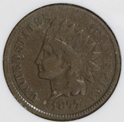 1877 (VG10) Indian Head Cent 1C IHC NGC - Key Date!