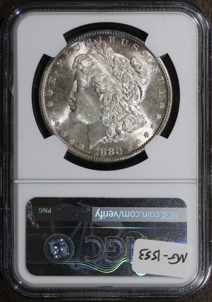 1880-S (MS67+) Morgan Silver Dollar $1 NGC - Stunning Reverse