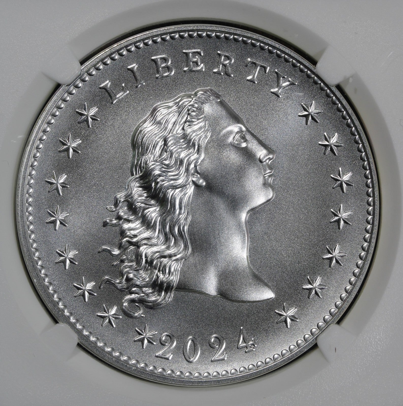 2024 (MS70) Flowing Hair Silver Medal 230th Anniversary NGC - FDOI