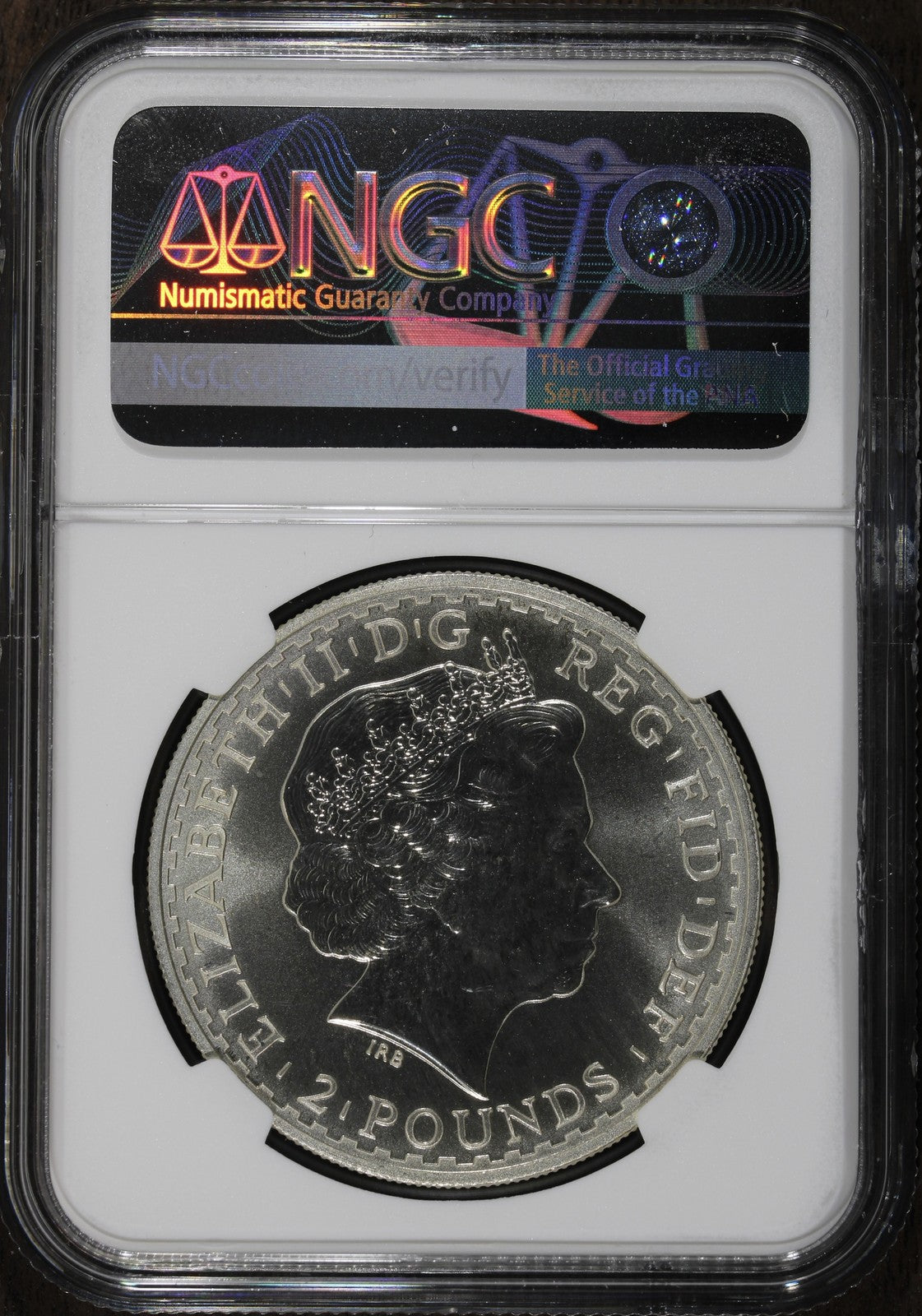 2004 (MS69) 1 oz Silver Great Britain Britannia £2 NGC - KEY DATE POP 39 !