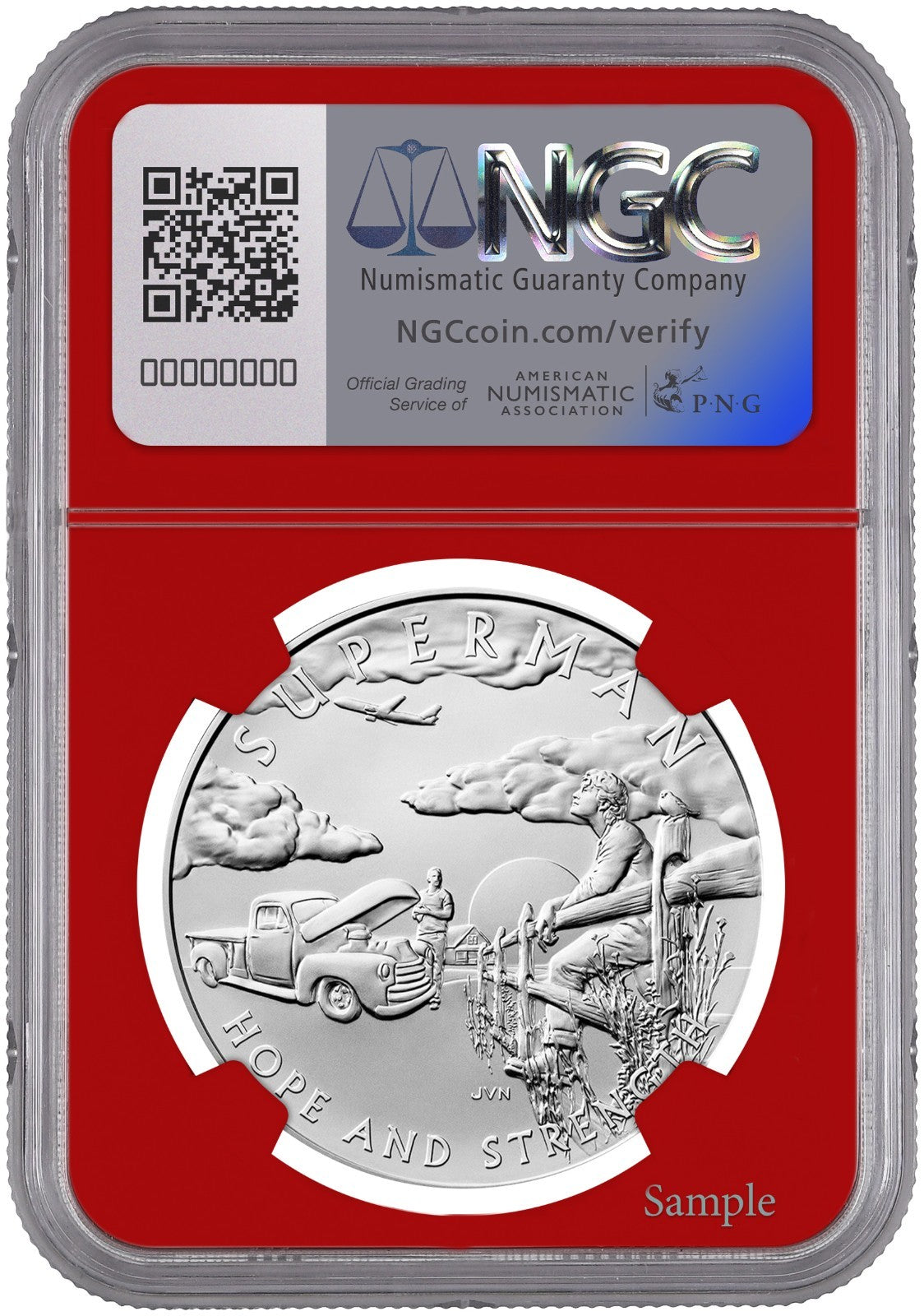 2025 (MS70) 1 oz Superman Silver Medal NGC ER - US Mint DC Comics