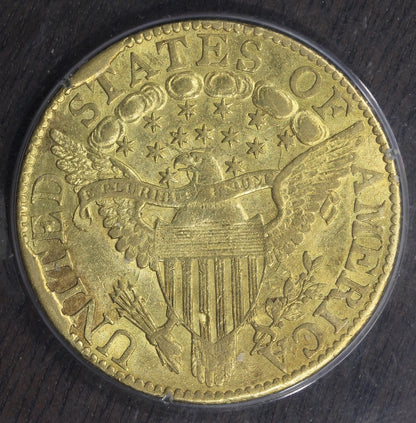 1800 (XF45) Capped Bust Gold Half Eagle $5 PCGS RATTLER - Stunning