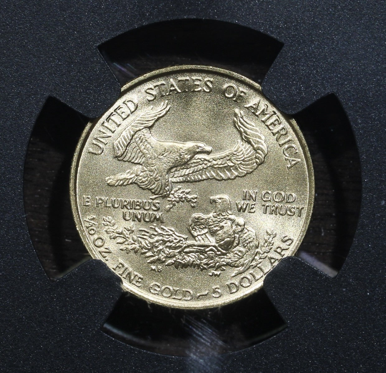 1988 (MS69) 1/10 oz American Gold Eagle $5 NGC