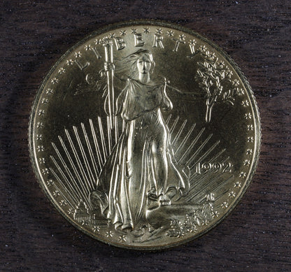 1992 $25 1/2 Oz American Gold Eagle - BU Uncirculated Key Date