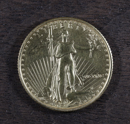 1990 $10 1/4 oz American Gold Eagle - Quarter Ounce - BU Uncirculated Key Date